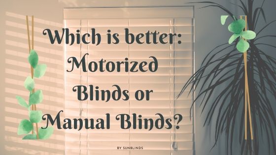 Which is better: Motorized Blinds or Manual Blinds?